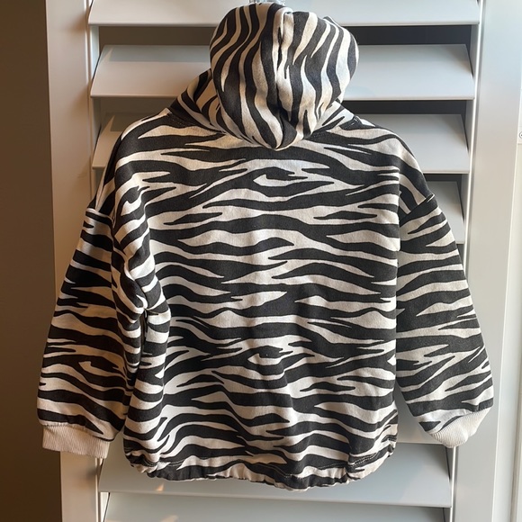 Zara zebra striped pullover 5 - Picture 3 of 3
